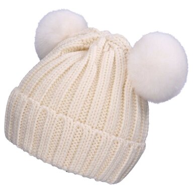 TuTu merino vilnos kepurė su bumbuliukais TuTu merino vilnos kepurė su bumbuliukais
