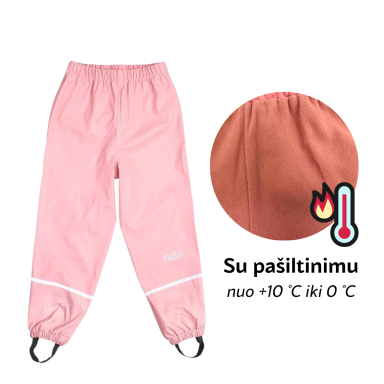 TUTU neperšlampamos pašiltintos lietaus kelnės su guma