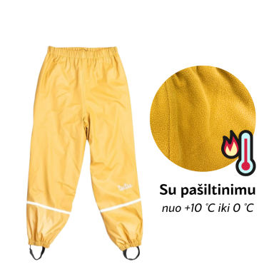 TUTU neperšlampamos pašiltintos lietaus kelnės su guma