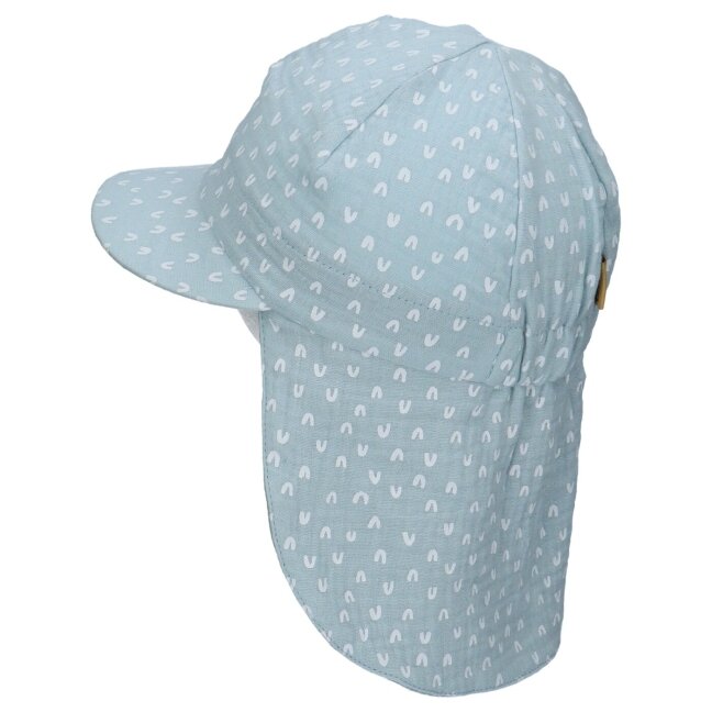 TuTu organinės medvilnės kepurė su kaklo apsauga TuTu organinės medvilnės kepurė su kaklo apsauga